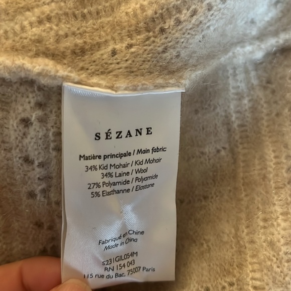 SEZANE EYA CARDIGAN XS - Picture 8 of 9